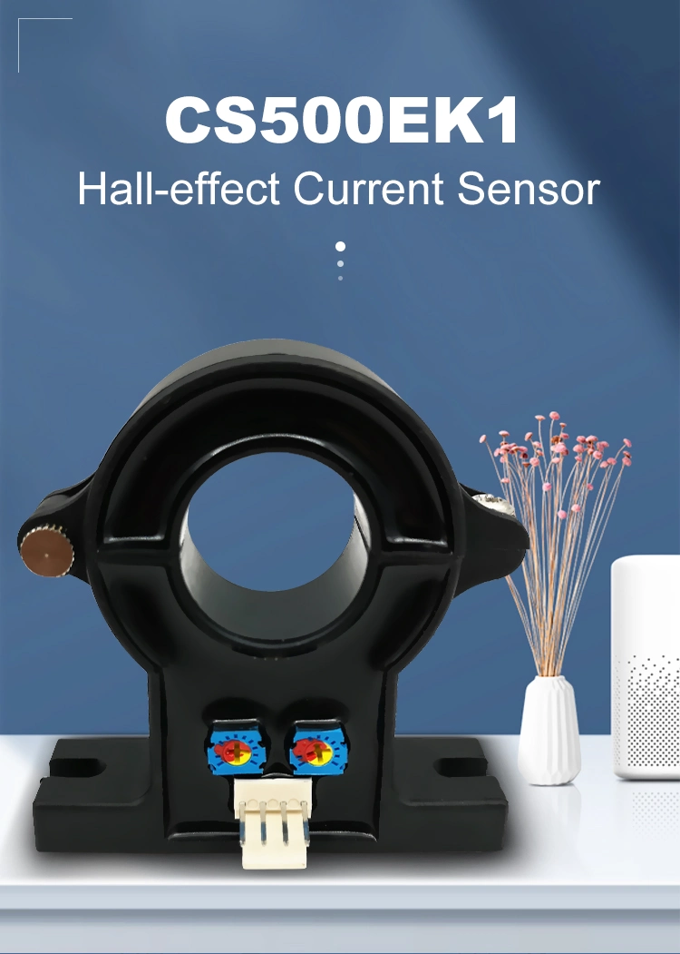Hall Current Sensor CS500ek1 Series with Molex Connector or 3.81 Green Connector