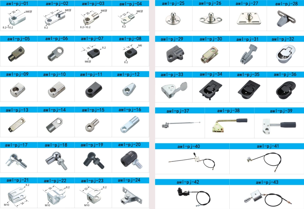 Customizable Wholesale Gas Spring for Furniture/ Equipment/ Different Applications