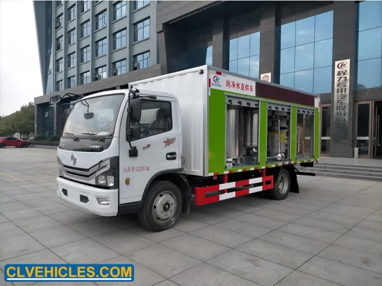 Mobile Water Purification Treatment Truck Reverse Osmosis Water Filter Truck