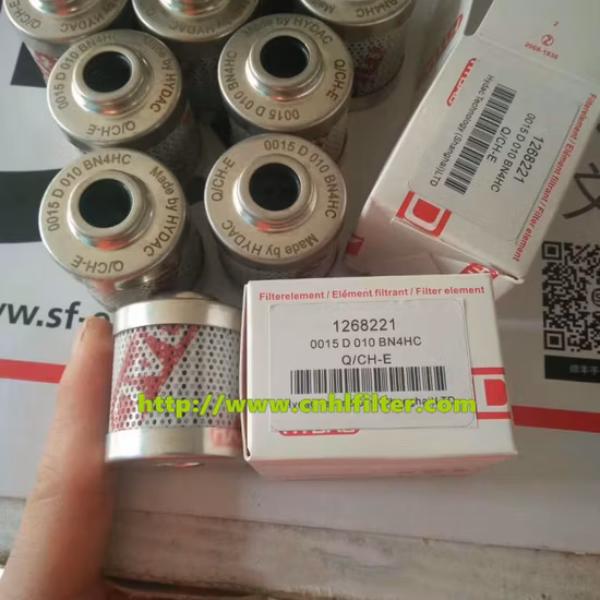 China Manufacturer for Replacement Hyd 0015D010bn4hc 1268221 Oil Filter Hydraulic Cartridge Oil Filter for Steam Turbine
