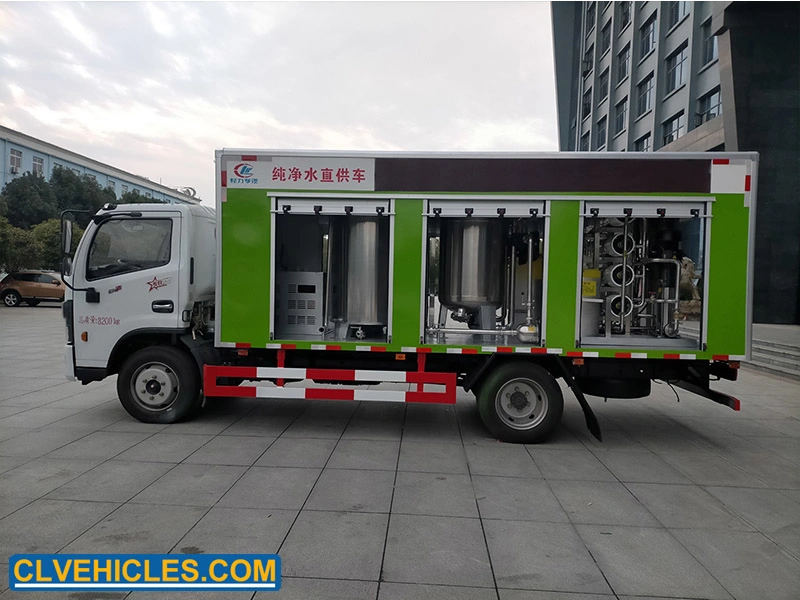 Mobile RO Filter Pure Drinking Water Filtration Purification Truck