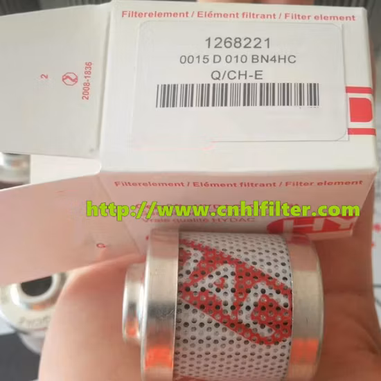 China Manufacturer for Replacement Hyd 0015D010bn4hc 1268221 Oil Filter Hydraulic Cartridge Oil Filter for Steam Turbine